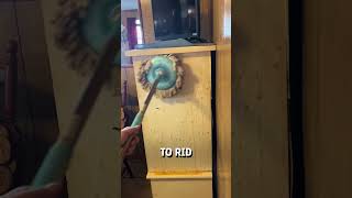 Cleaning a heavy smokers home 😮😳  🎥 abbigaillburke [upl. by Checani]