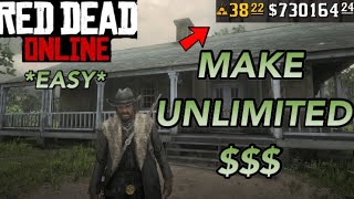 Red Dead Online MAKE UNLIMITED MONEY EASY [upl. by Ainaj]