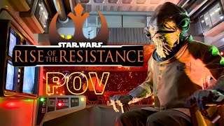 Star Wars Rise of the Resistance POV Disneyland 2024 [upl. by Stephie828]