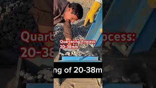 Quartering of 2038mm size of Aggregates construction highwaymaterials house highwayengineering [upl. by Pierpont850]