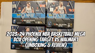 202324 Panini Phoenix NBA Basketball Mega Box Opening Target vs Walmart Unboxing amp Review [upl. by Reld100]