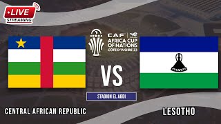 🔴LIVE Central African Republic 3 vs 1 Lesotho  CAF Africa Cup of Nations  LIVE STREAMING 2024 [upl. by Manaker649]