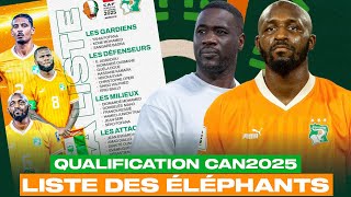 LISTE DES ÉLÉPHANTS POUR LA DOUBLE CONFRONTATIONS CONTRE LA SIERRALEONE [upl. by Delahk677]