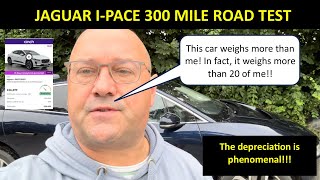 JAGUAR IPACE 300 MILE REAL WORLD ROAD TEST [upl. by Sihtam]