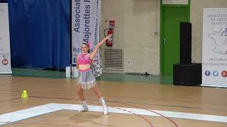 Solo junior majorette sport pompons championnat 2024 [upl. by Ainaj793]