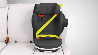 Learn how to install the booster seat BeSafe iZi Flex FIX iSize [upl. by Nosna]