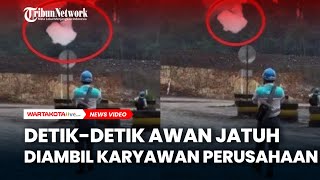 DetikDetik Awan Jatuh Diambil Karyawan Perusahaan [upl. by Sirraj]