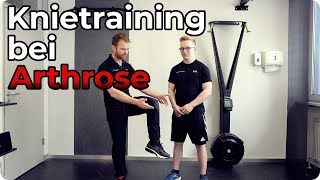 Knietraining bei Arthrose  Tipps und Übungen für ein Training bei Arthrose [upl. by Arriat]