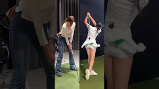 175cm 큰 키의 큰 아크💝 KLPGA 김민지프로의 스윙⛳ [upl. by Nirehtac829]