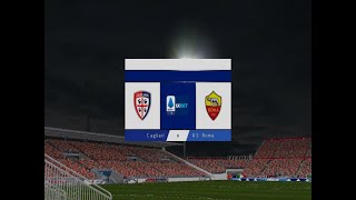 PES 6 Serie A 2024 2025 Cagliari Roma [upl. by Annodahs]