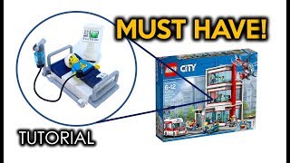 How to Build a LEGO Hospital Bed for a LEGO Hospital [upl. by Shaina]