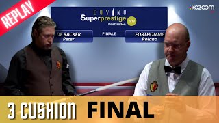 FINAL 3 Cushion  Superprestige 2010  Peter DE BACKER vs Roland FORTHOMME [upl. by Sheree]