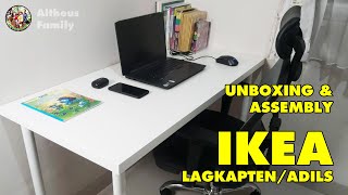 Review Meja dari Ikea  ikea linnmon adils 150x75 [upl. by Gyatt]