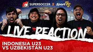 🔴 SEMIFINALS INDONESIA U23 VS UZBEKISTAN U23 LIVE REACTION [upl. by Assetal]