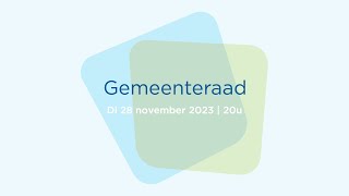 Gemeenteraad Halle  28 november 2023 [upl. by Rye]