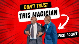 Magic Breakdown  Revealing the secrets of the pick pocket magicians pickpocket [upl. by Oniluap]