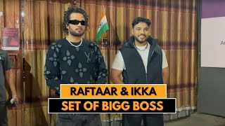 Raftaar amp Ikka Singh Spotted At Set Of Bigg Boss [upl. by Bundy]