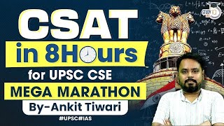 CSAT in 8 Hours Mega Marathon  UPSC CSE Paper  2  StudyIQ [upl. by Tound412]