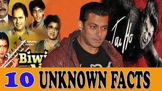 Salman Khan  Top 10 Unknown Facts  Bollywood Biographies  Salman Khan biography [upl. by Alwin331]