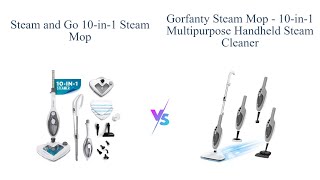 Steam Mop Comparison Steam and Go 10in1 vs GorFanty 10in1 🧼🔍 [upl. by Auhsej532]