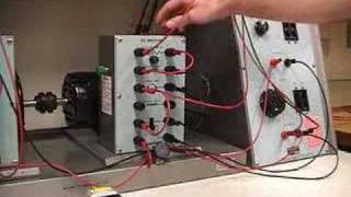 Ac generator motor and load experiment [upl. by Anivle]