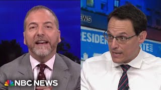 Chuck Todd Steve Kornacki evaluate Trumps debate performance and future strategy [upl. by Dammahom]