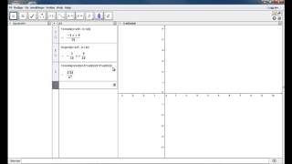 GeoGebra  CAS del 1 [upl. by Ulysses863]