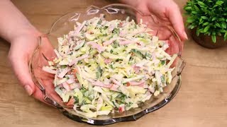 Leichter Sommersalat in 5 Minuten Ich werde nie müde diesen Salat zu essen 162 [upl. by Ellery]