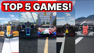 The TOP 5 ROBLOX Racing Games Of 2022 [upl. by Alisia]