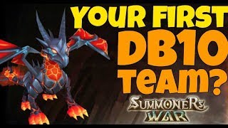 SUMMONERS WAR Farmable DB10 Team [upl. by Sankaran]