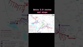 HYD metro 20 routes and stops details [upl. by Ardeid]