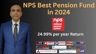 NPS Best Pension Fund in 2024  Double Your Pension nps npsfundmanagerreview [upl. by Marchall]