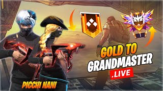 New Grandmaster Top 1 Push V Badge Lobby ❤️ FF LIVE ✌ Free Fire Live ff freefire tonegamer [upl. by Pippa618]