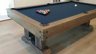 The Olhausen Billiards Railyard pool table [upl. by Alih]