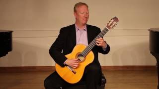 Valsa – Chôro by Heitor VillaLobos played by Scott Morris classical guitar [upl. by Yanttirb]