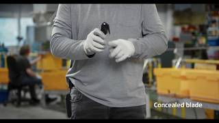 Safety knife MARTOR SECUMAX 320 training video GB [upl. by Keeryt274]