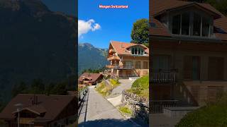 Switzerland Wengen  Beautiful Swiss Village travel switzerland nature [upl. by Nehtan481]