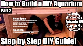 How to Build a DIY Aquarium a Step by Step Guide Part 2 [upl. by Gibeon578]