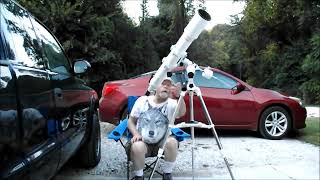 Explorer Scientific First Light 102mm f98 refractor telescope and equatorial mount review [upl. by Fillian]