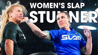 Womens Slap Stunner  Sheena Bathory vs Jackie Cataline  Power Slap 6  Full Match [upl. by Weinreb]