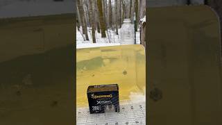 95 grain Browning XPoint Defense 380 ACP bare gel shooting test with G42 rangetime [upl. by Jobye]