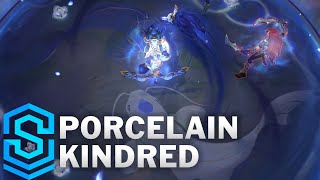 Porcelain Kindred Skin Spotlight  PreRelease  League of Legends [upl. by Jorrie379]