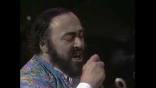 Pavarotti Sting Zucchero May La Donna e mobile  Live Modena 27091992mpg [upl. by Sorazal]