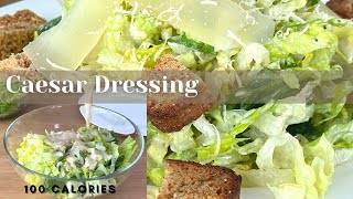 Light Caesar Dressing Homemade no Mayo  Low Calorie Recipe shorts [upl. by Lednam866]