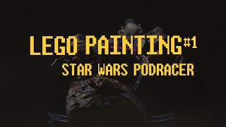 LEGOPainting 1  Star Wars Podracer [upl. by Htyderem901]