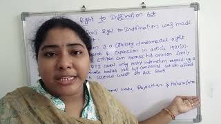 Right To Information act 2005RTI 2005Salient featuresgeneral lawsTSNPDCL JPO SYLLABUSTELUGU [upl. by Kellby]