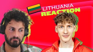 LETS REACT TO EUROVISION 2024 🇱🇹 LITHUANIA  SILVESTER BELT  LUKTELK [upl. by Shari434]