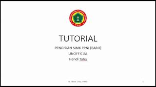 Tutorial SIMK PPNI New 2018 [upl. by Karlik]