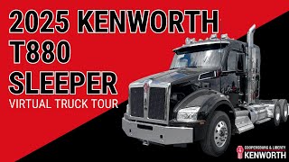 2025 KENWORTH T880 SLEEPER  VIRTUAL TRUCK TOUR [upl. by Yllak2]