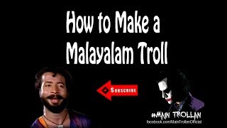 How to Make a Troll  How to Create Malayalam Troll [upl. by Yraeht]